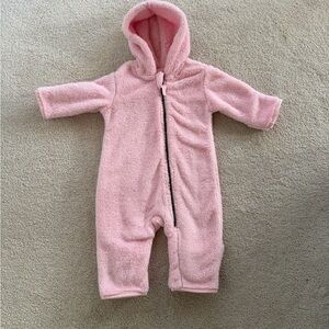 Hanna Andersson Pink Fleece bunting
